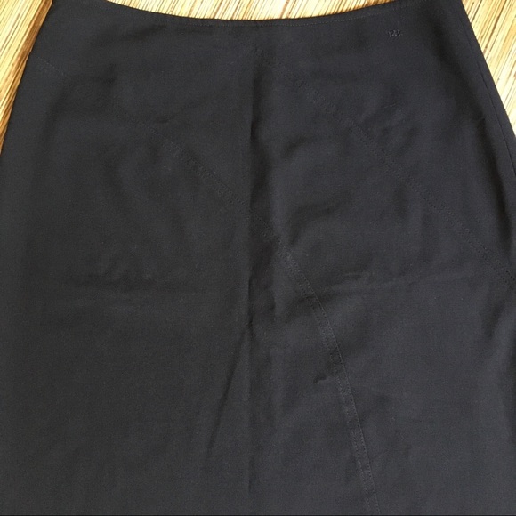 Tommy Hilfiger Skirt Black Womens 6 Nice Asymmetri - Picture 4 of 12